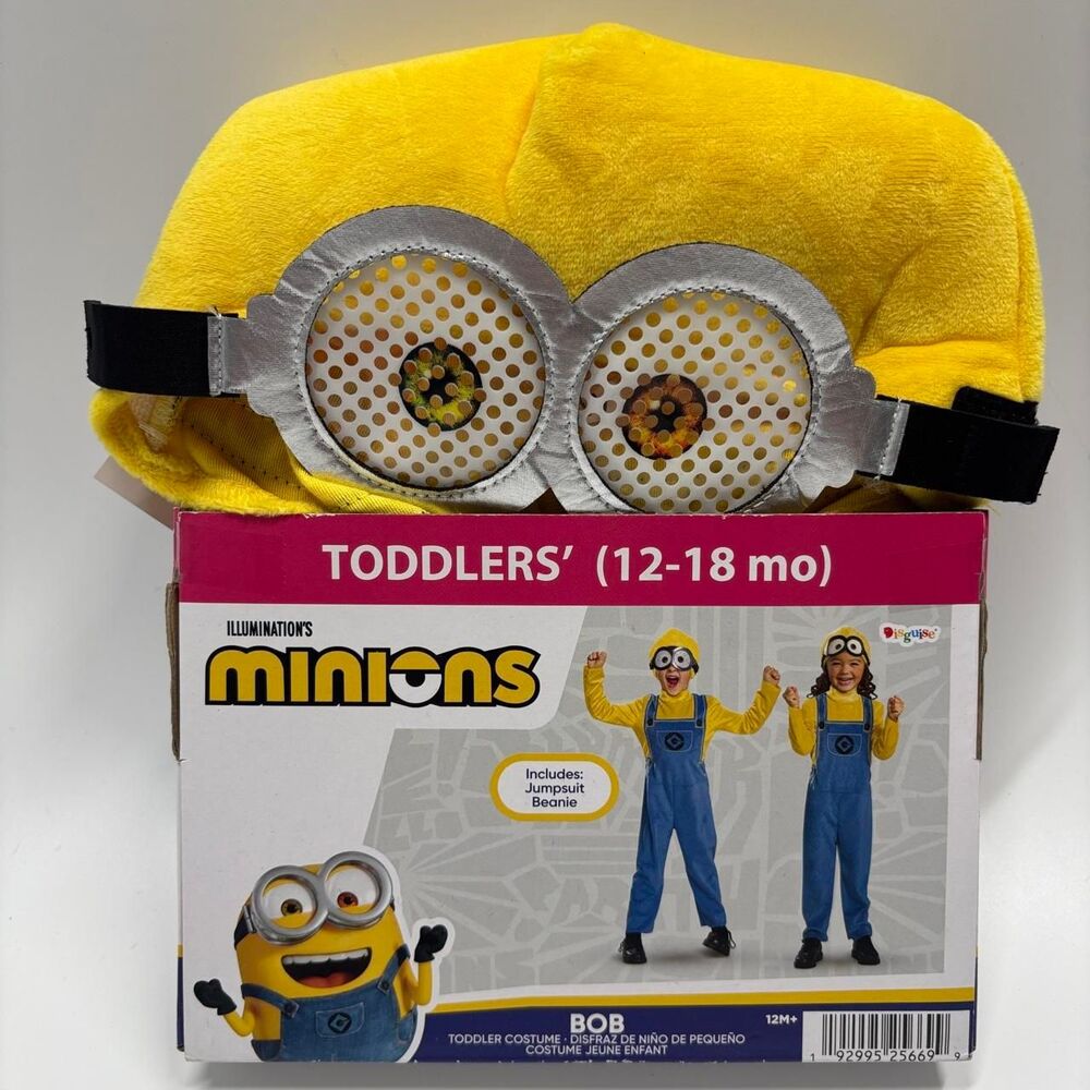 NWT Minions Despicable Me Kids Halloween Costume 12 - 18 Months
